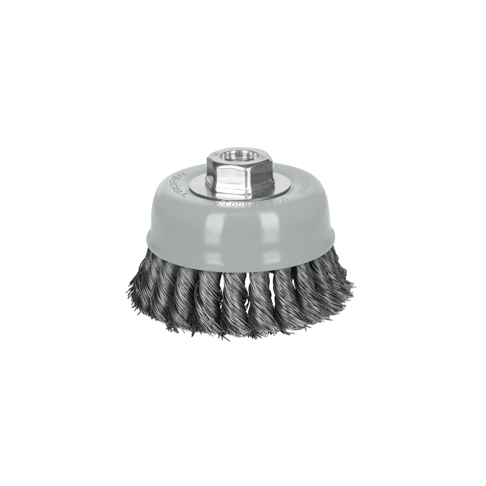 [CT-610MR] 100852 CARDA COPA 4' ALAMBRE TRENZADO FINO, MULTI-ROSCA, TRUPER