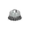 100852 CARDA COPA 4' ALAMBRE TRENZADO FINO, MULTI-ROSCA, TRUPER