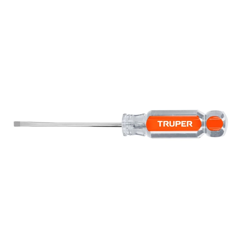 [DG-1/8X3] 14014 DESARMADOR CABINET 1/8' X 3' MANGO DE ACETATO, TRUPER
