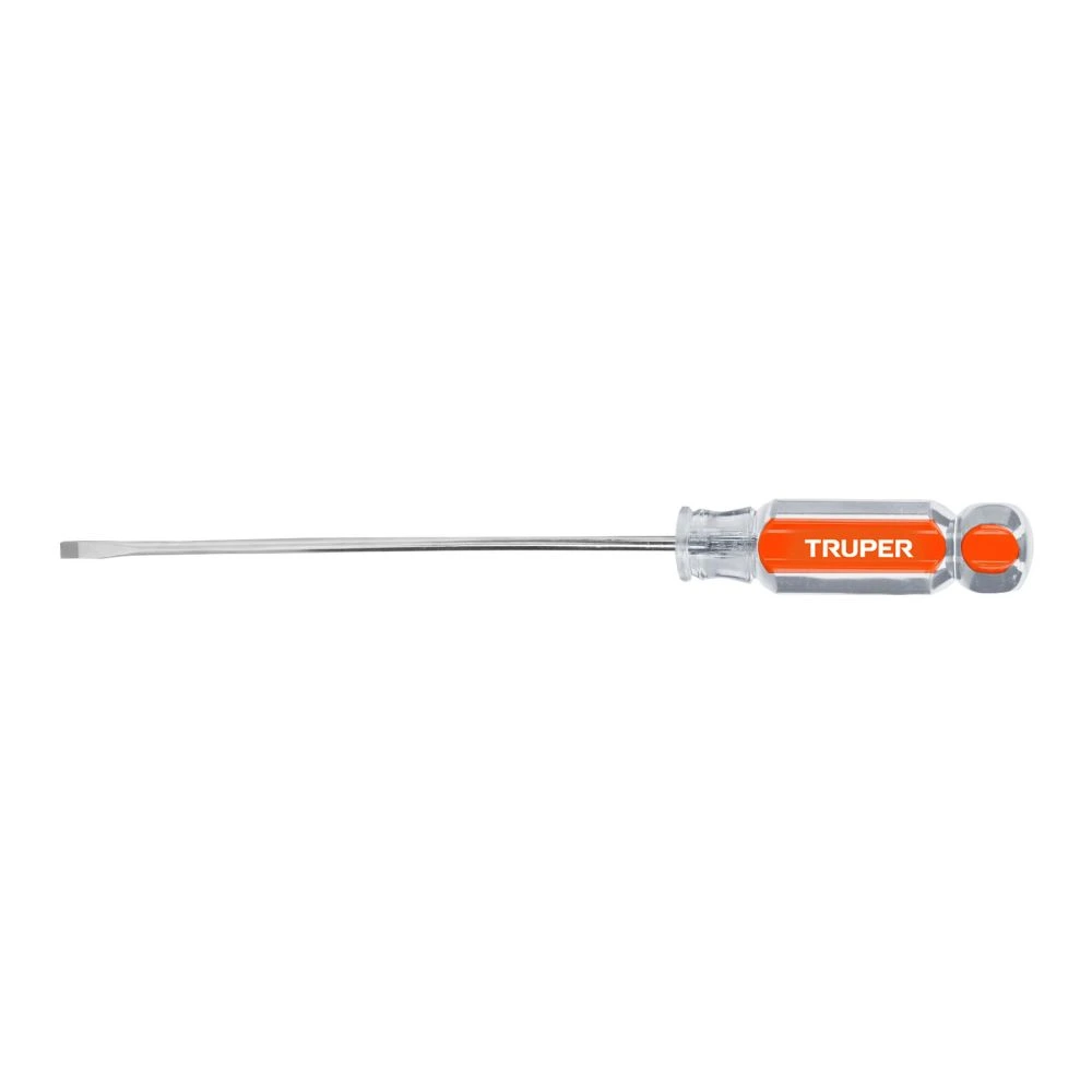 [DG-1/8X5] 14020 DESARMADOR CABINET 1/8' X 5' MANGO DE ACETATO, TRUPER