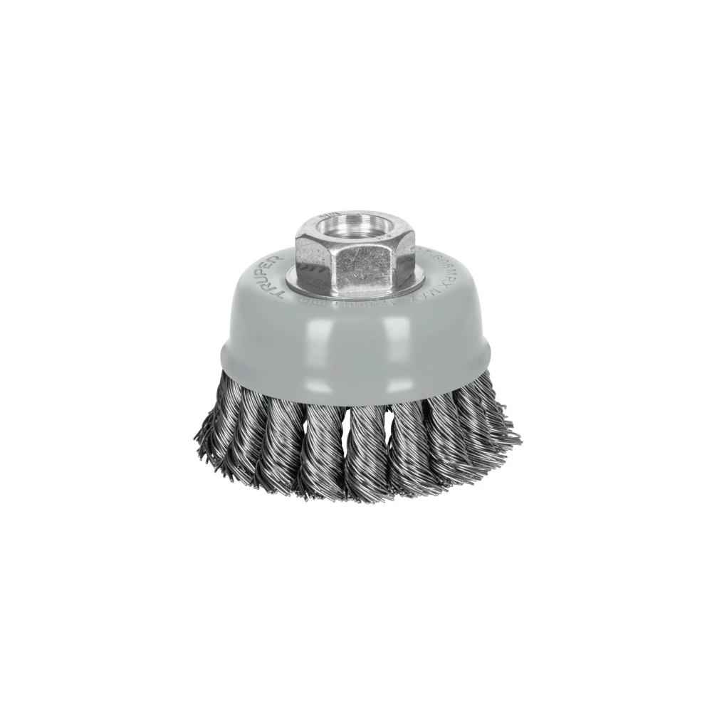 [CT-608MRX] 100854 CARDA COPA 3' ALAMBRE TRENZADO GRUESO, MULTI-ROSCA, TRUPER
