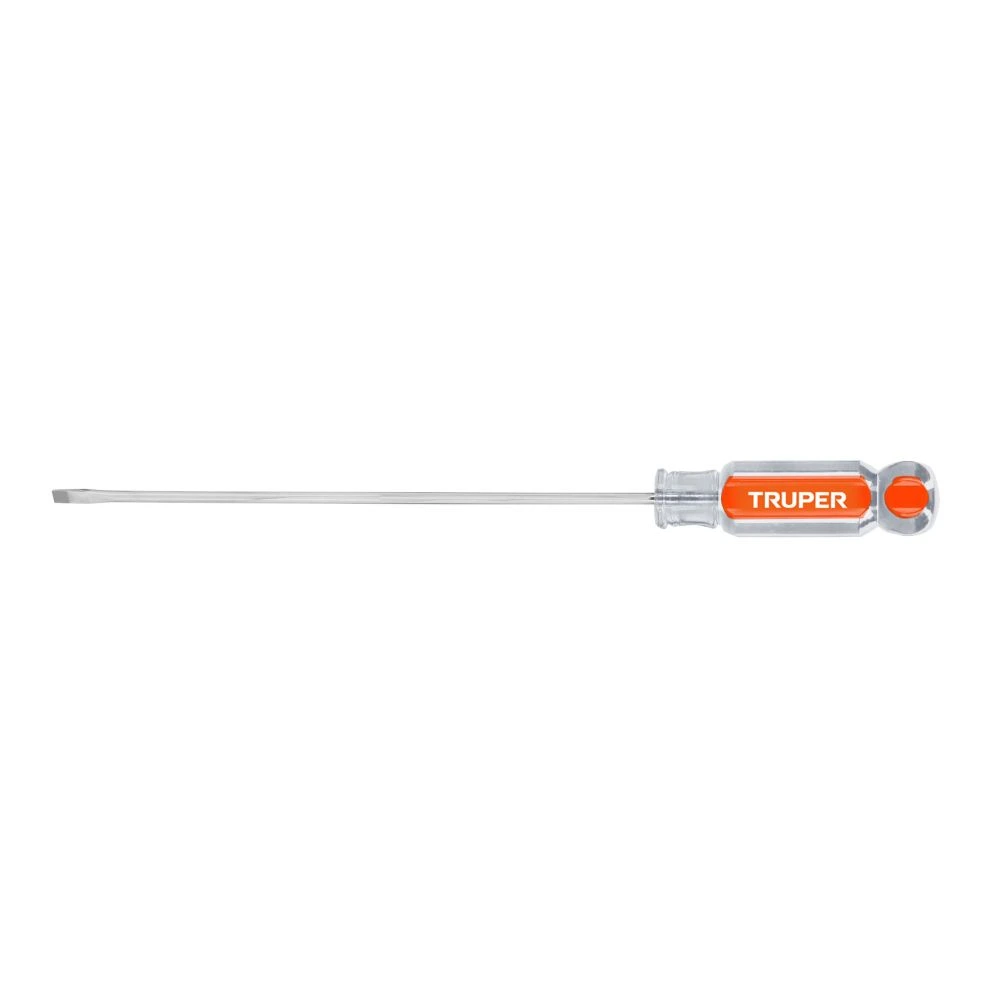 [DG-1/8X6] 14023 DESARMADOR CABINET 1/8' X 6' MANGO DE ACETATO, TRUPER