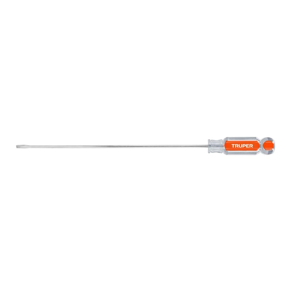 [DG-1/8X8] 14026 DESARMADOR CABINET 1/8' X 8' MANGO DE ACETATO, TRUPER