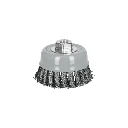 100855 CARDA COPA 4' ALAMBRE TRENZADO GRUESO, MULTI-ROSCA, TRUPER