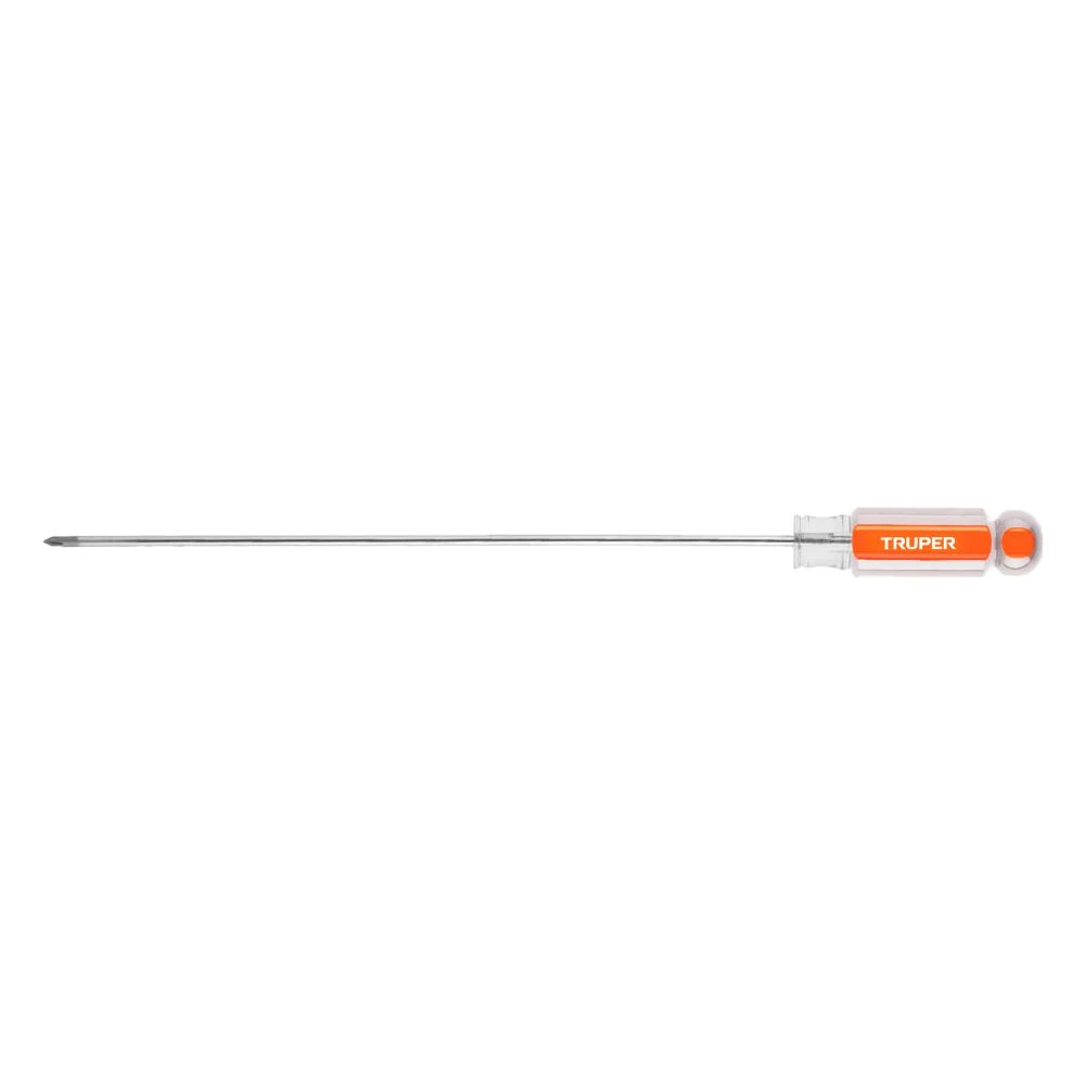 [DP-1/8X8] 14059 DESARMADOR DE CRUZ 1/8' X 8' MANGO DE ACETATO, TRUPER