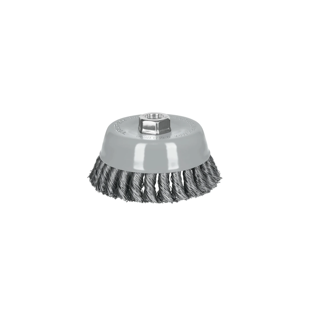 100856 CARDA COPA 5' ALAMBRE TRENZADO GRUESO, MULTI-ROSCA, TRUPER