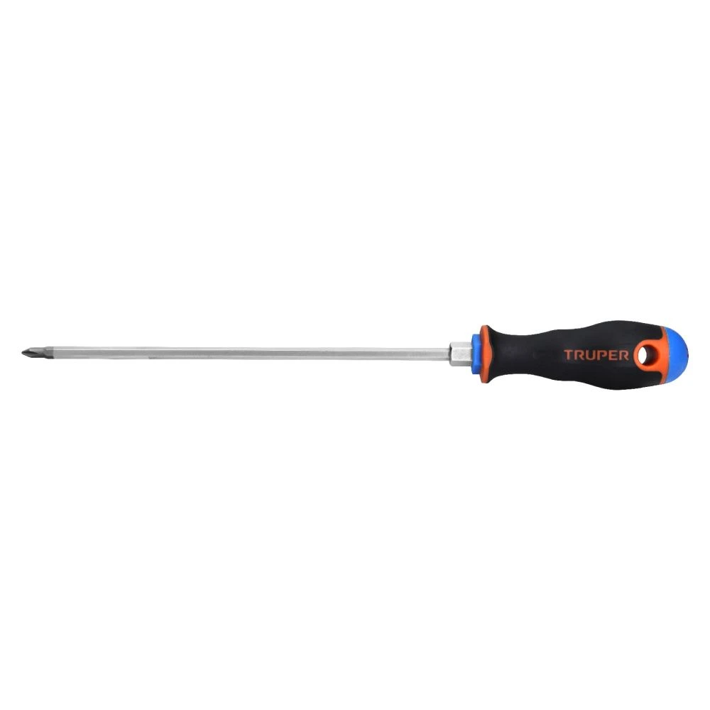 [DP-3/16X8B] 14070 DESARMADOR DE CRUZ 3/16' X 8' MANGO COMFORT GRIP, TRUPER