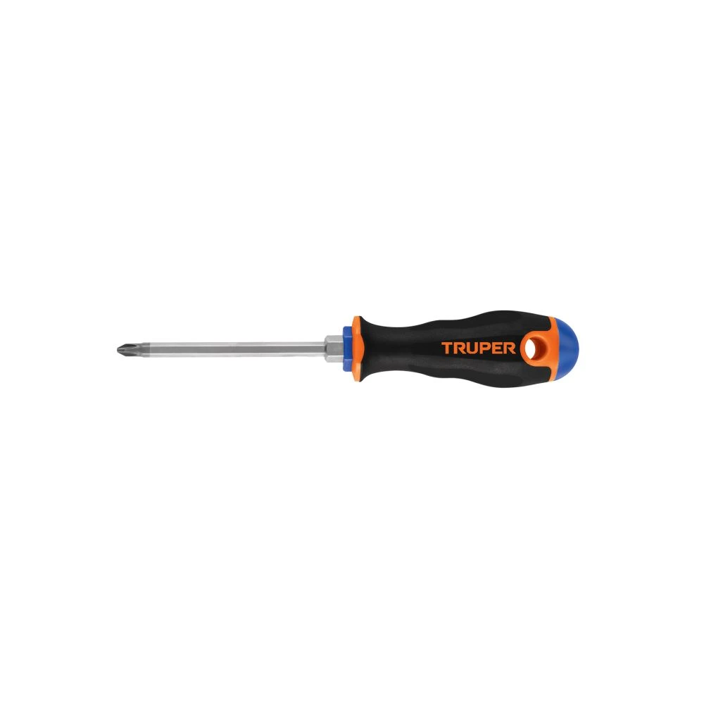 [DP-1/4X4B] 14076 DESARMADOR DE CRUZ 1/4' X 4' MANGO COMFORT GRIP, TRUPER