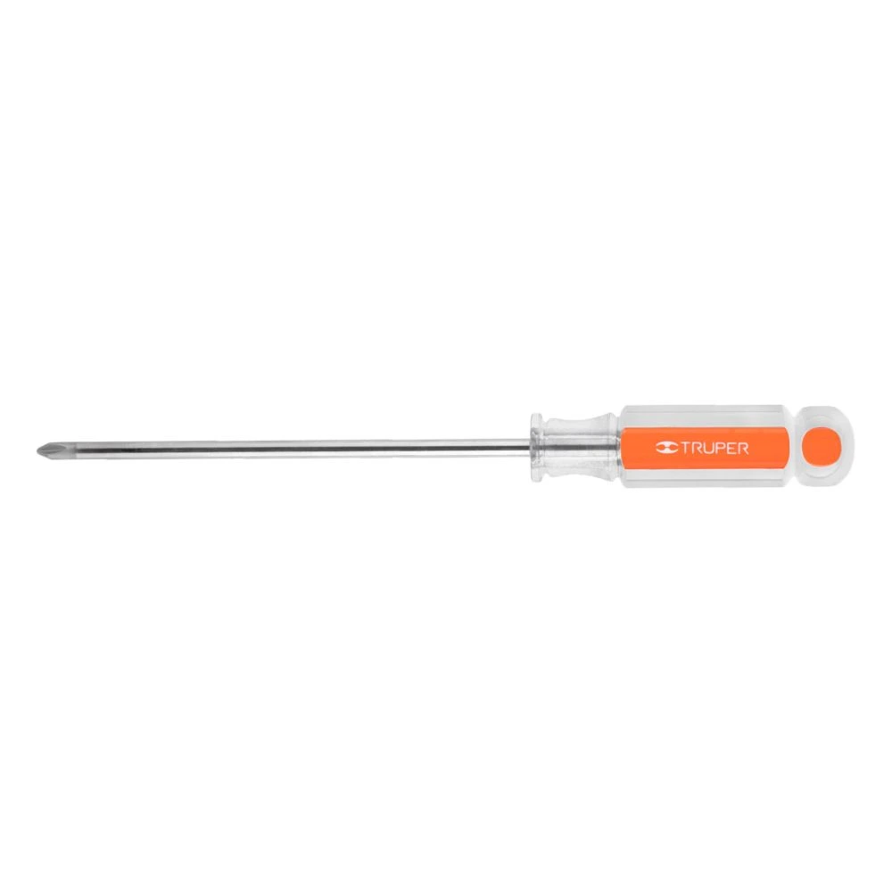 [DP-1/4X6] 14077 DESARMADOR DE CRUZ 1/4' X 6' MANGO DE ACETATO, TRUPER