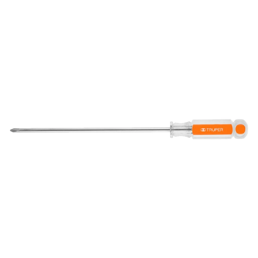 [DP-1/4X8] 14080 DESARMADOR DE CRUZ 1/4' X 8' MANGO DE ACETATO, TRUPER