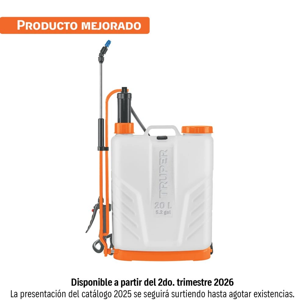 [FUM-20] 14193 FUMIGADOR DE 20 L MANUAL DE MOCHILA, TRUPER