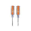 14199 DÚO DE MINI DESARMADORES MANGO DE ACETATO, TRUPER