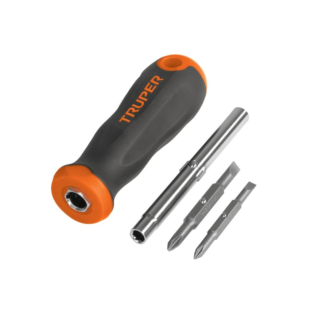 [DT-4] 14200 DESARMADOR 2 PUNTAS DOBLES Y BARRA CON 2 CAJAS HEXAGONALES