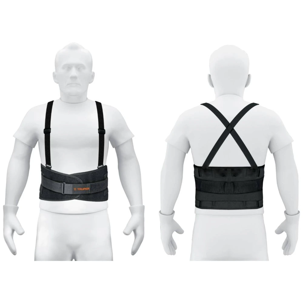 [FAJA-LX] 14217 FAJA LUMBAR CON TERCER CINTURÓN, TALLA G, TRUPER