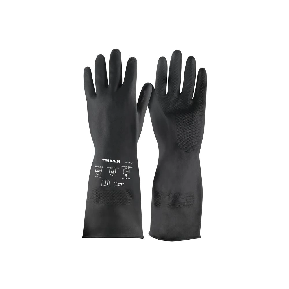 [GU-812] 14270 GUANTES DE NEOPRENO PARA MANEJO DE QUÍMICOS, M, TRUPER