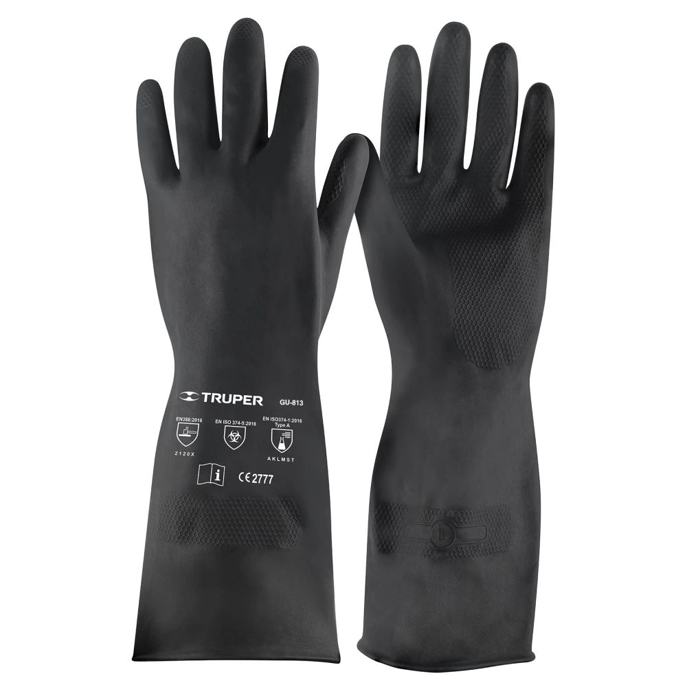 [GU-813] 14271 GUANTES DE NEOPRENO PARA MANEJO DE QUÍMICOS, G, TRUPER