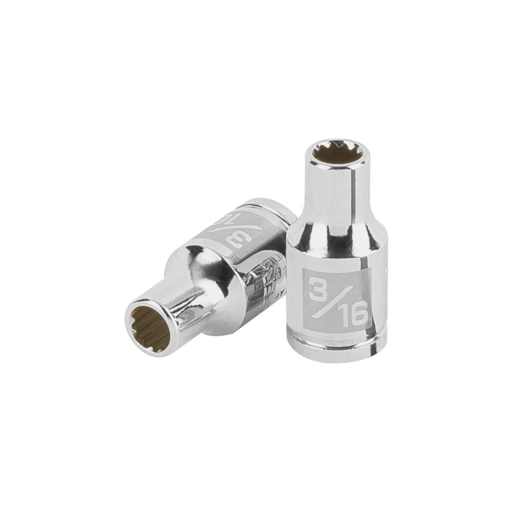 100873 DADO DE 3/16', 12 PUNTAS, CUADRO 1/4', TRUPER