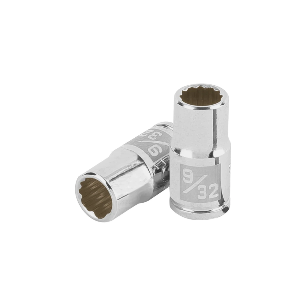[D-1409-B] 100876 DADO DE 9/32', 12 PUNTAS, CUADRO 1/4', TRUPER