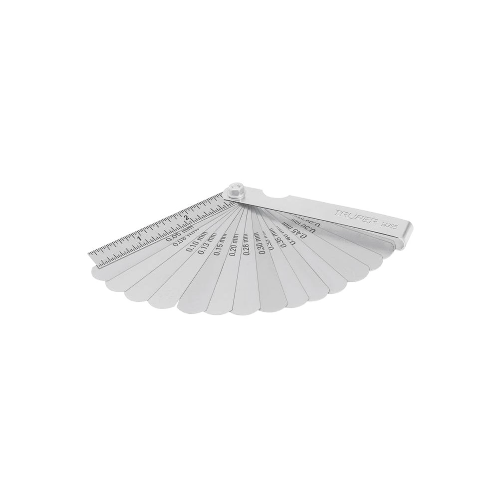 [CAL-15] 14395 CALIBRADOR DE 15 HOJAS STD / MM, TRUPER