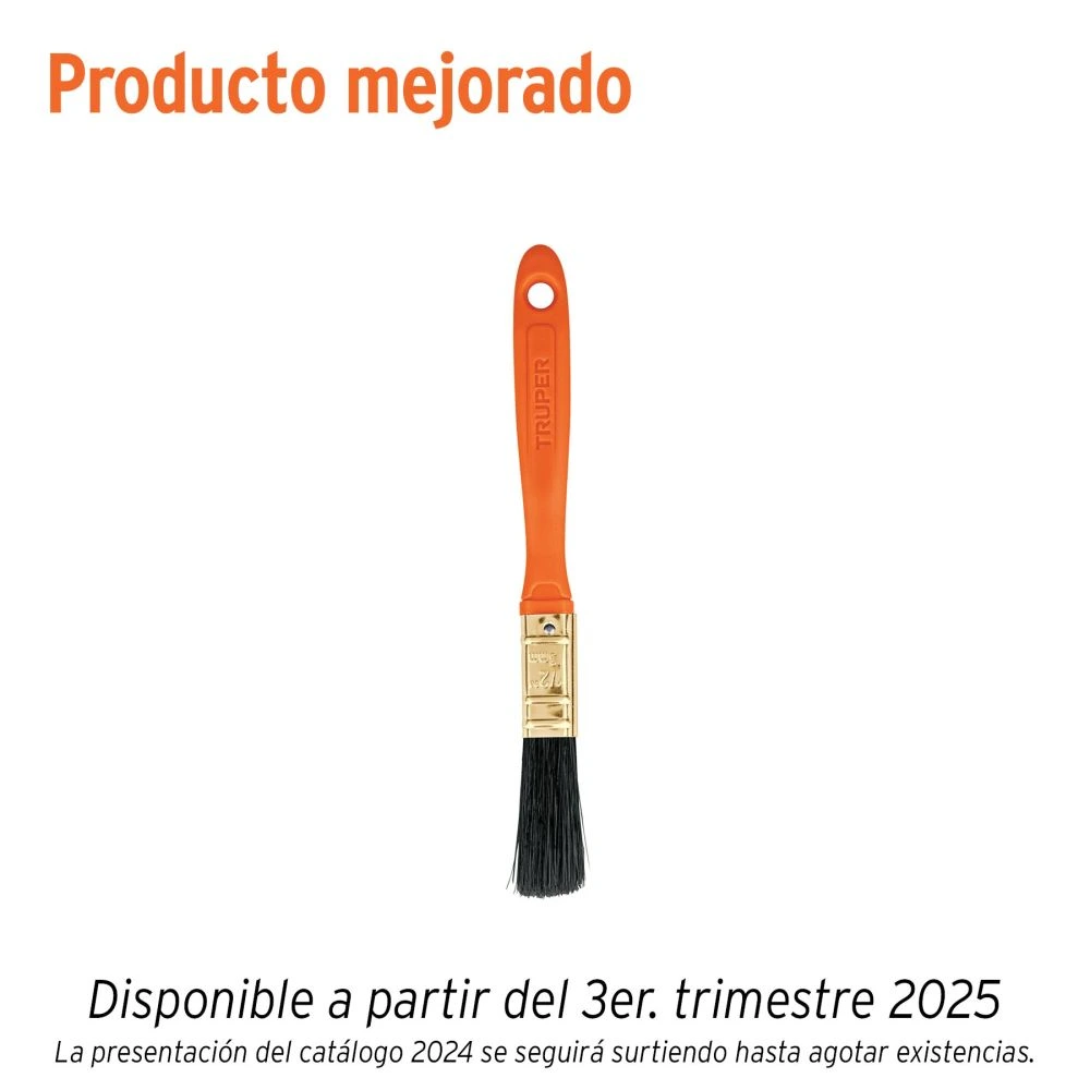 [BRT-1/2] 14480 BROCHA PROFESIONAL DE 1/2' CON MANGO DE PLÁSTICO, TRUPER