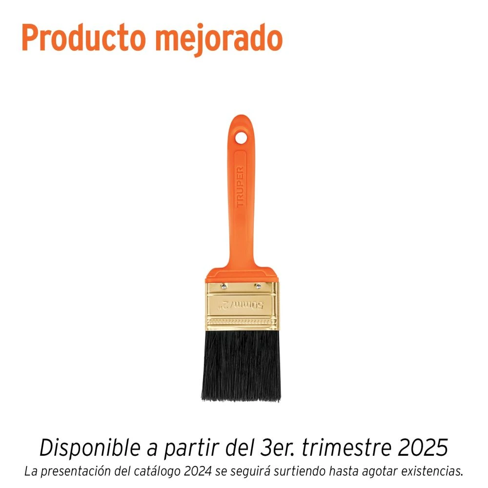 [BRT-2] 14483 BROCHA PROFESIONAL DE 2' CON MANGO DE PLÁSTICO, TRUPER