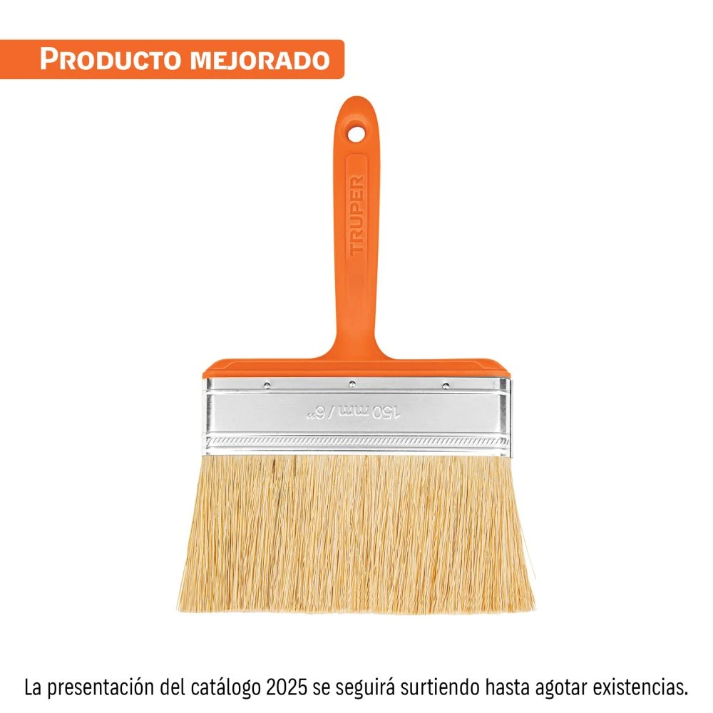 [BREN-6] 14494 BROCHA PARA ENCALAR E IMPERMEABILIZAR DE 6', MANGO PLÁSTICO