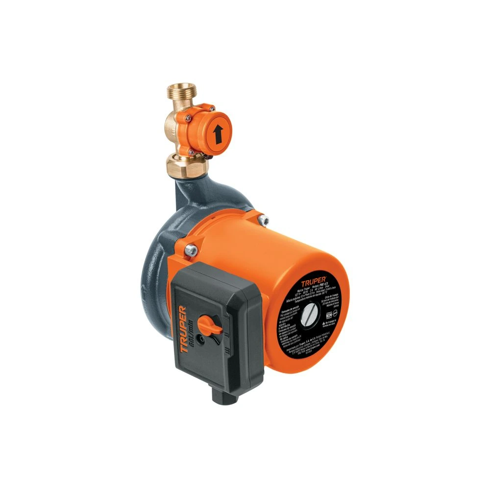 [PRE-1/3] 14637 BOMBA PRESURIZADORA 1/3 HP, CON PRESIÓN AJUSTABLE, TRUPER