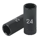 100923 DADO LARGO IMPACTO DE 24 MM, 6 PUNTAS, CUADRO 1/2', TRUPER