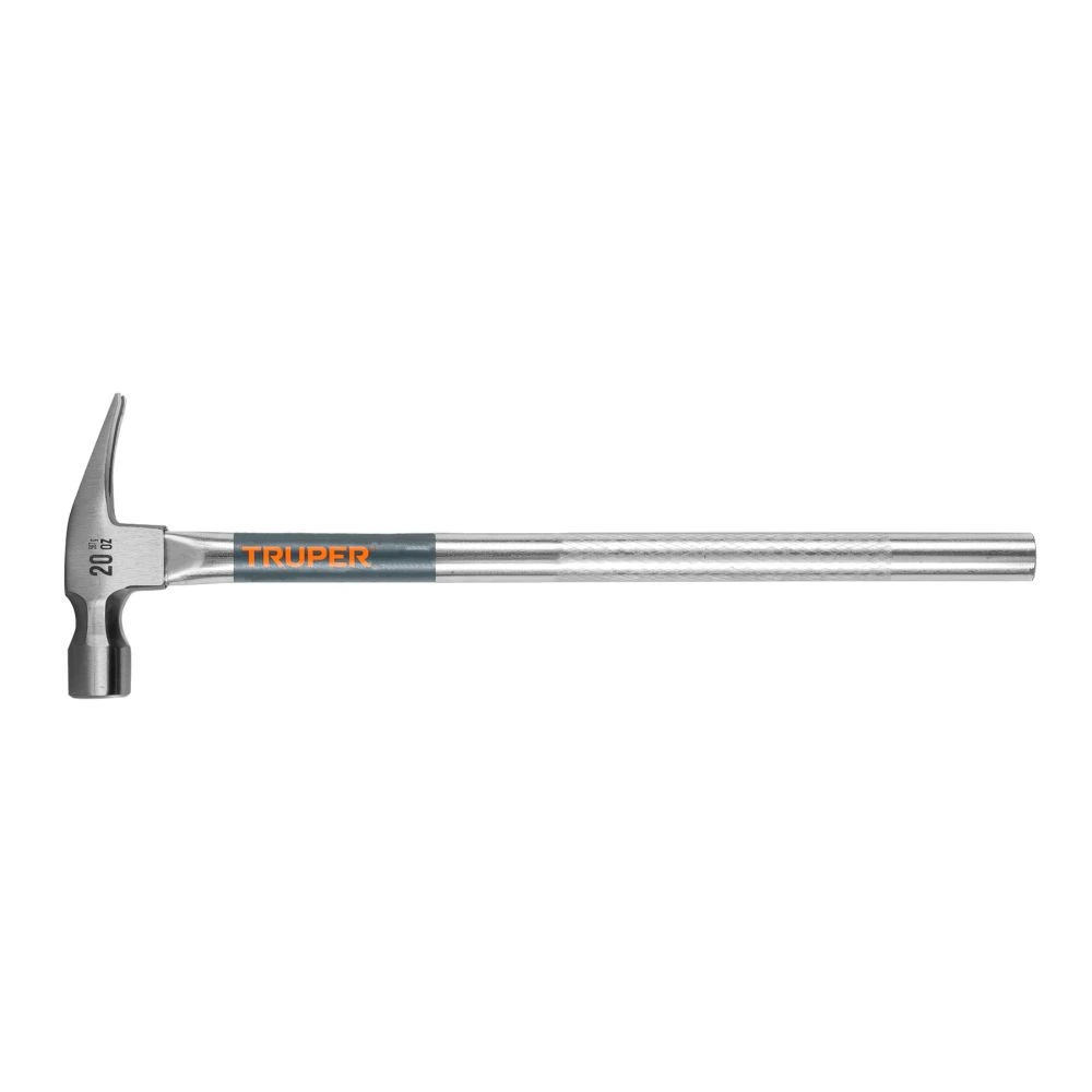 16703 MARTILLO TUBULAR PULIDO 20 OZ UÑA RECTA, TRUPER