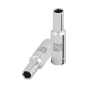 100990 DADO LARGO DE 5/16', 6 PUNTAS, CUADRO 3/8', TRUPER