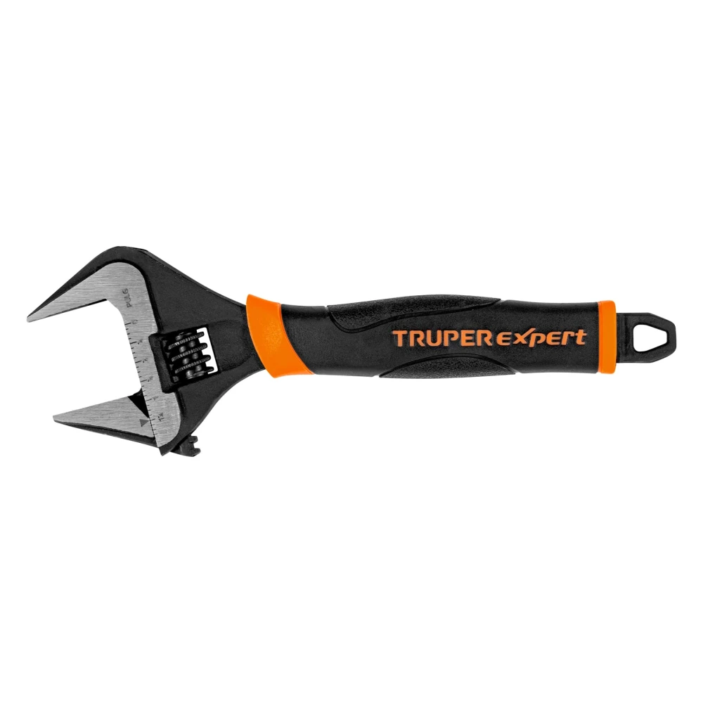 [PET-8XA] 101034 LLAVE AJUSTABLE (PERICO) 8' BOCA ANCHA COMFORT GRIP, EXPERT