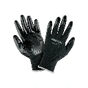 20027 GUANTES DE NYLON RECUBIERTOS DE NITRILO, M, PRETUL