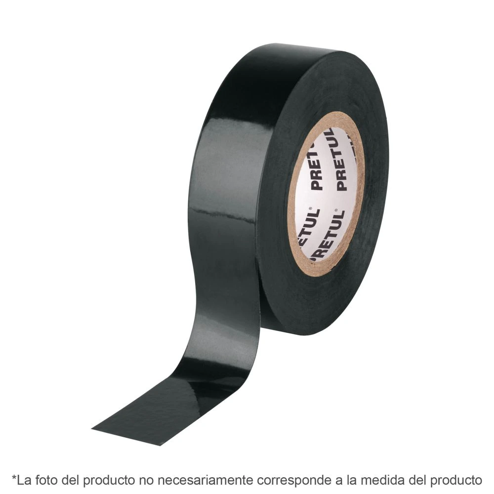 20522 CINTA DE AISLAR DE 18 M X 19 MM, NEGRA, PRETUL