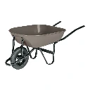 20646 CARRETILLA 5.5 FT3, GRIS, NEUMÁTICA, BASTIDOR TUBULAR,PRETUL