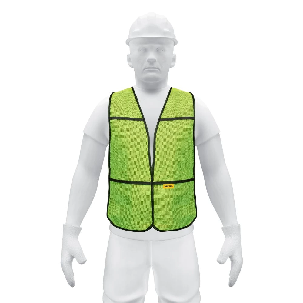 [CHS-100V] 21024 CHALECO DE SEGURIDAD, USO DE DÍA, VERDE, PRETUL