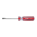21459 DESARMADOR PLANO 1/4 X 4' MANGO DE PVC, PRETUL