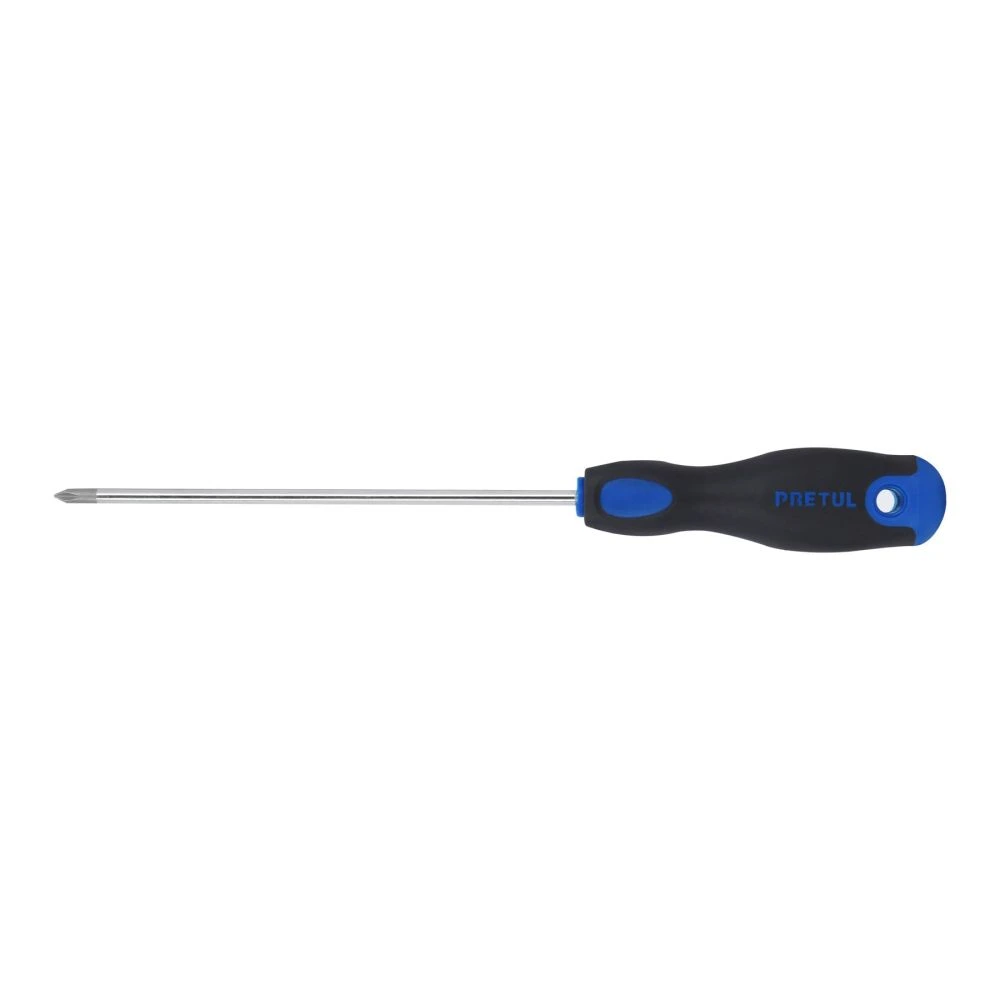 21494 DESARMADOR DE CRUZ 3/16' X 6' MANGO COMFORT GRIP, PRETUL