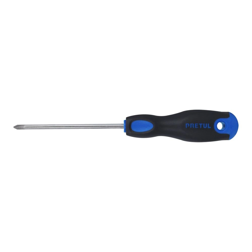 21495 DESARMADOR DE CRUZ 3/16' X 4' MANGO COMFORT GRIP, PRETUL