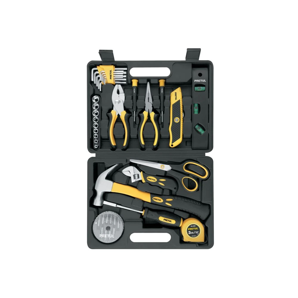 22101 JUEGO DE HERRAMIENTAS, COMFORT GRIP, 42 PIEZAS, PRETUL
