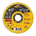 22345 DISCO ABRASIVO DE CORTE PRECISO METAL 4-1/2' X 1.6 MM PRETUL