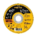 22348 DISCO ABRASIVO DE CORTE PRECISO METAL 4-1/2' X 1 MM, PRETUL
