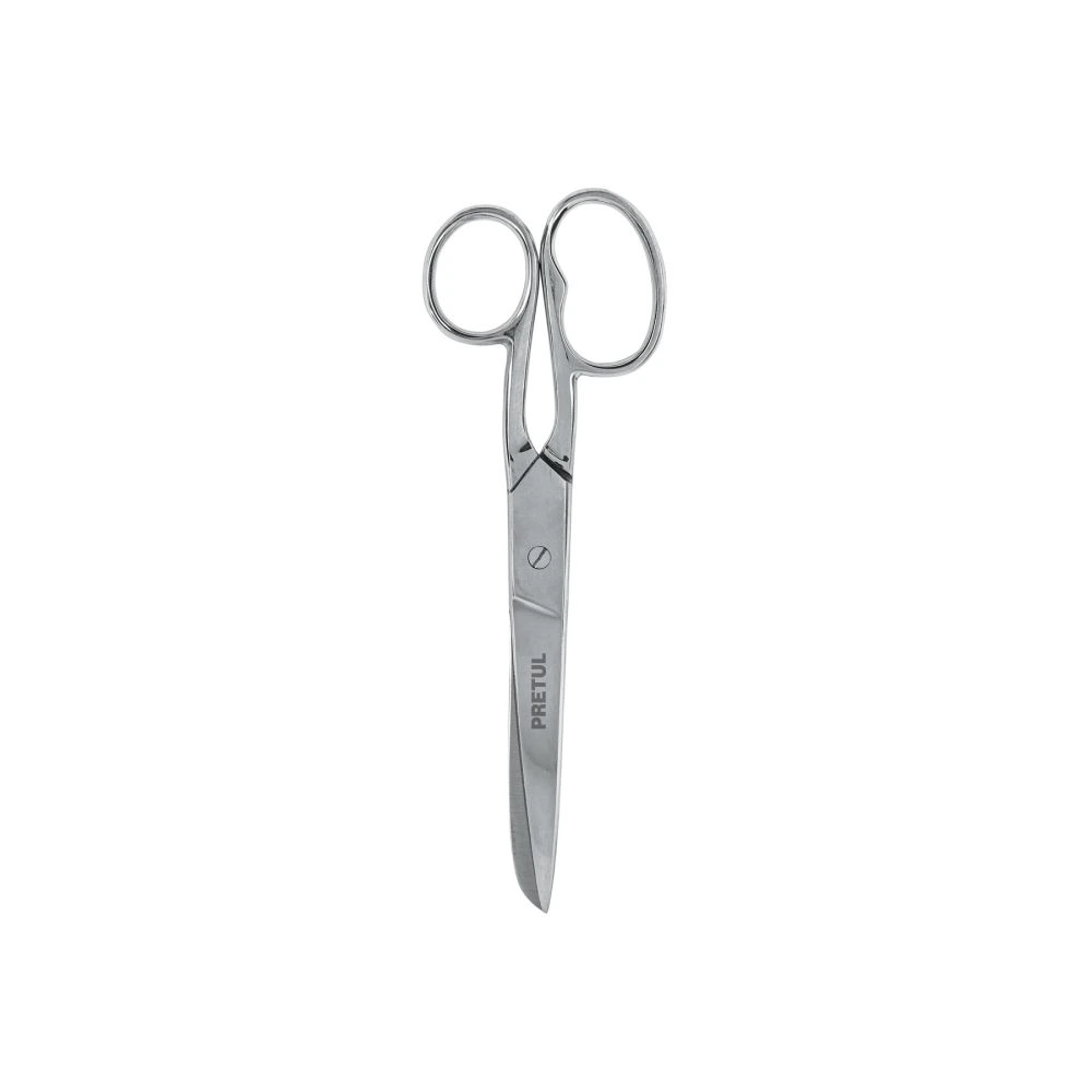 [TP-8341-7] 23162 TIJERA 7' PARA COSTURA, OJO GRANDE, ACERO INOXIDABLE, PRETUL