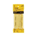 23698 BOLSA C/2 BISAGRAS CUADRADAS 3-1/2',LATONADO, HERMEX BASIC
