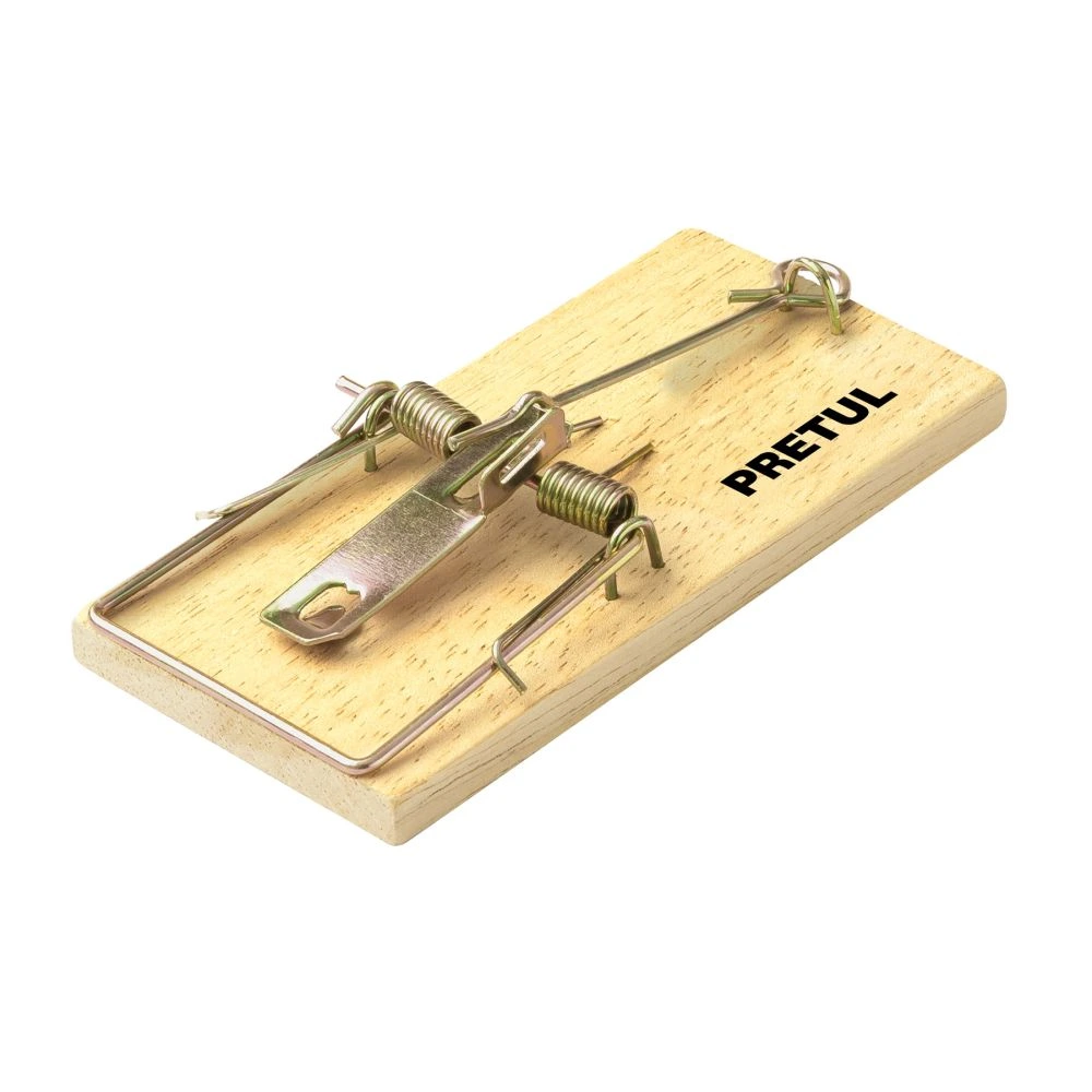 23709 TRAMPA DE MADERA DE 4' PARA RATÓN, 2 PIEZAS, PRETUL