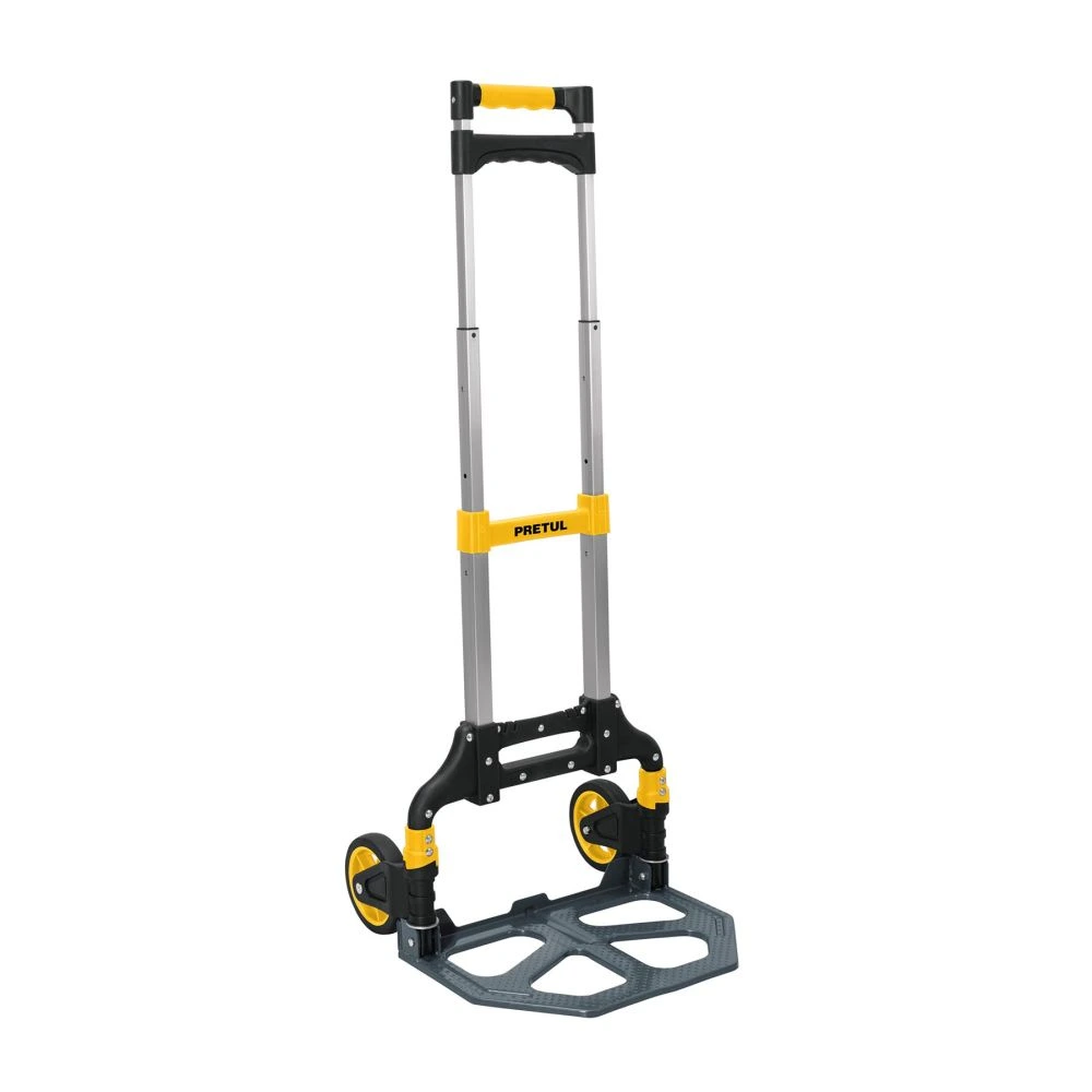 24127 DIABLO DE CARGA, PLEGABLE DE ALUMINIO Y BASE ACERO, 100 KG