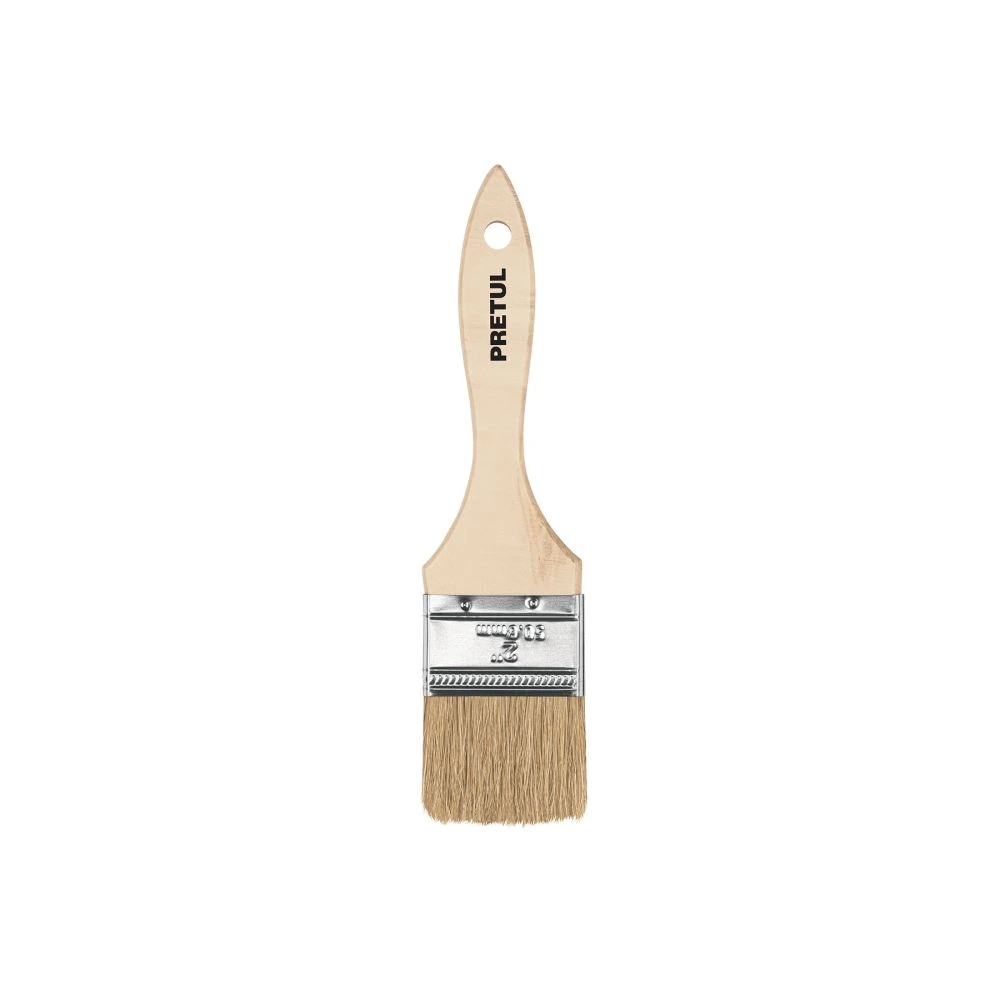 24473 BROCHA USO GENERAL DE 2' CON MANGO DE MADERA, PRETUL