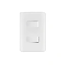 25085 PLACA ARMADA 1 INTERRUPTOR SENCILLO + 1 DE 3 VÍAS, BASIC