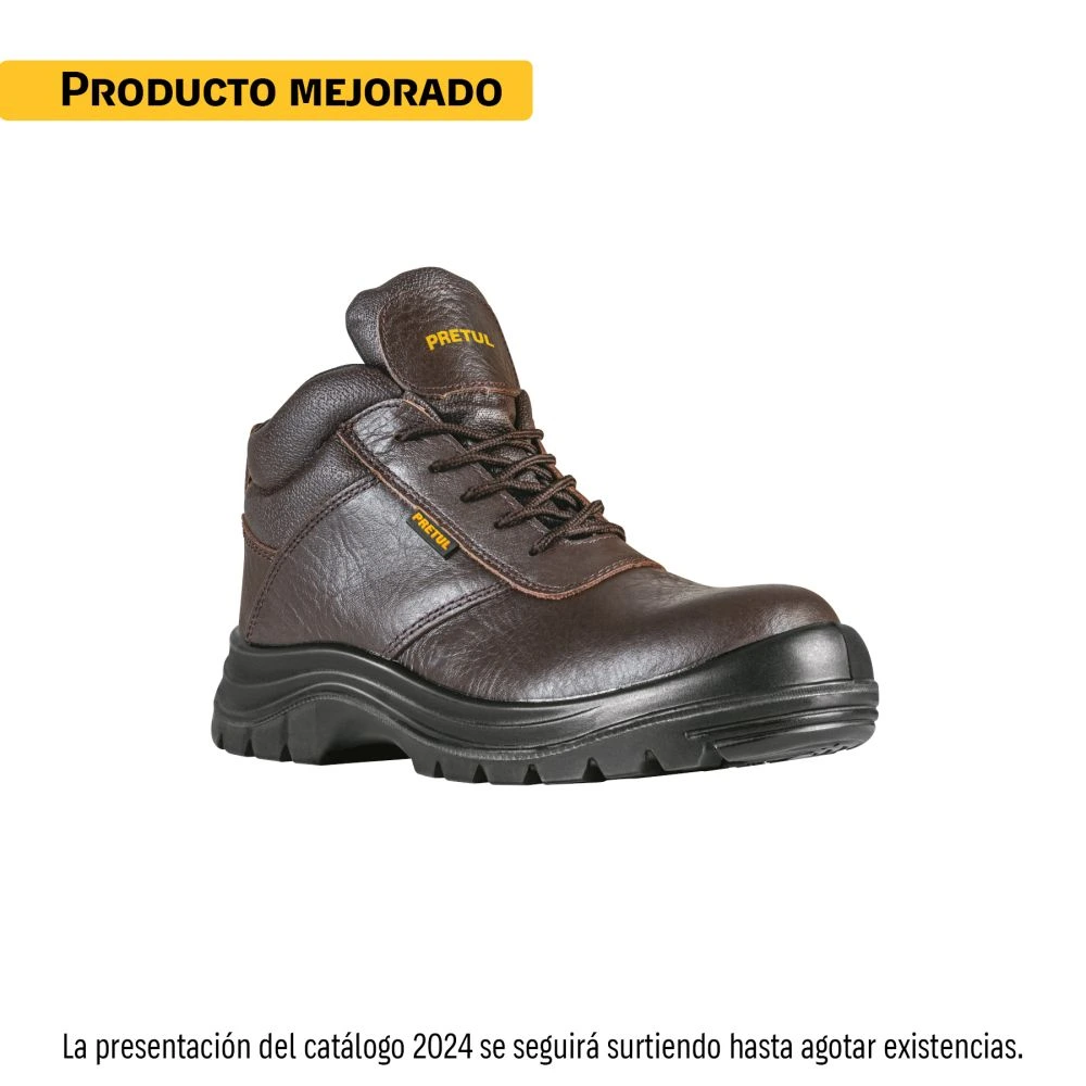 25985 BOTA DE SEGURIDAD CAFÉ, #30, CASQUILLO DE COMPOSITE, PRETUL