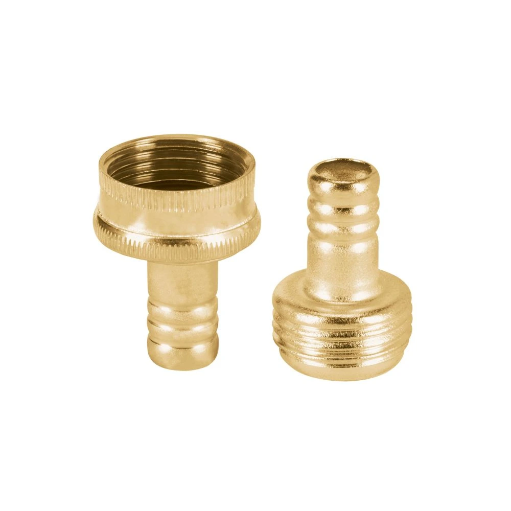 26032 JUEGO CONECTORES 1/2' MACHO/HEMBRA DE LATÓN LAMINADO, PRETUL