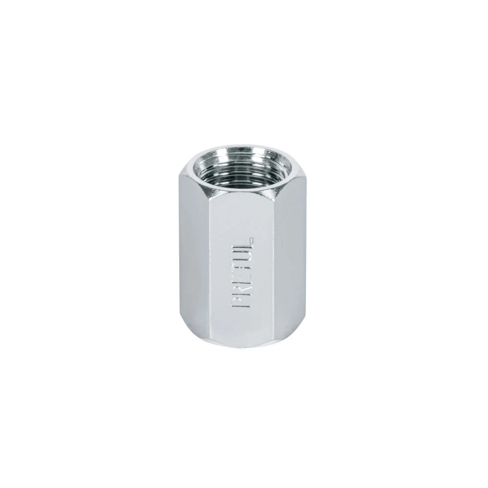 27027 COPLE DE ACERO, HEMBRA-HEMBRA, CUERDA 1/4' NPT, PRETUL